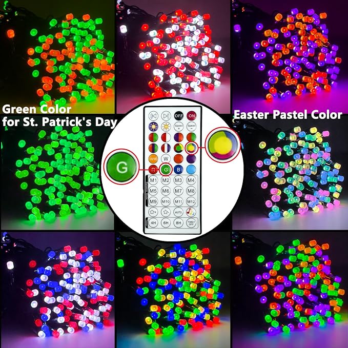 YIQU Smart Color Changing Christmas Lights, 66 FT 200 LED RGB String Lights - Image 4