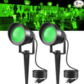 T-SUN Green Spotlight Outdoor, Waterproof LED Landscape Lighting by T-SUN