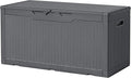 Devoko 97 Gallon Deck Box, Waterproof Resin Outdoor Storage Box by DEVOKO
