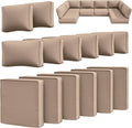 14 Pcs Outdoor Cushion Slipcovers Outdoor Patio Cushion Covers Replacement by Snubbull