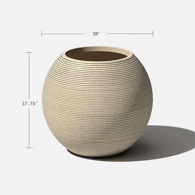 Veradek Strata Series Sphere Round Planter - Image 2