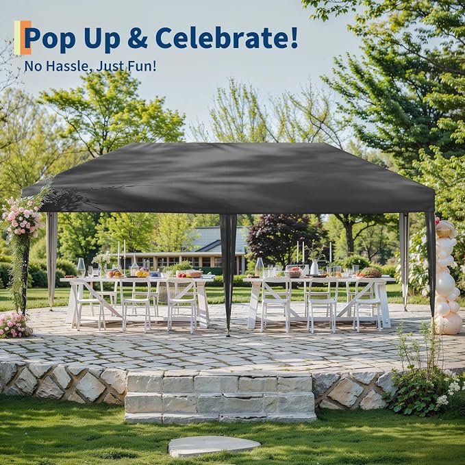 Garvee 10x10 Pop Up Canopy Tent, Heavy Duty Commercial Instant Shelter - Image 5