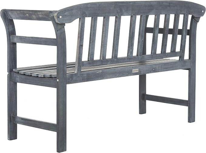 SAFAVIEH PAT6742A Outdoor Collection Porterville 2 Seat Bench - Image 5