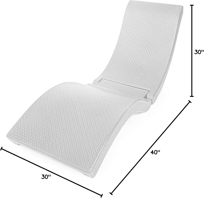Pool Mate Luxury Swimming Pool Patio Chaise Lounge Chair - Image 3