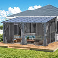 AECOJOY 14' x 12' Gazebo Outdoor Pergola by AECOJOY