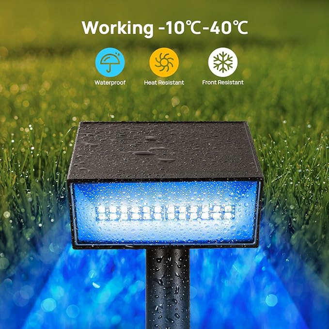 Consciot Solar Spot Lights Outdoor, Adjustable 170° Solar Outdoor Light - Image 6