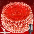 Connectable 200 LED String Lights Indoor Outdoor, 66FT Red Christmas Lights by SANJICHA