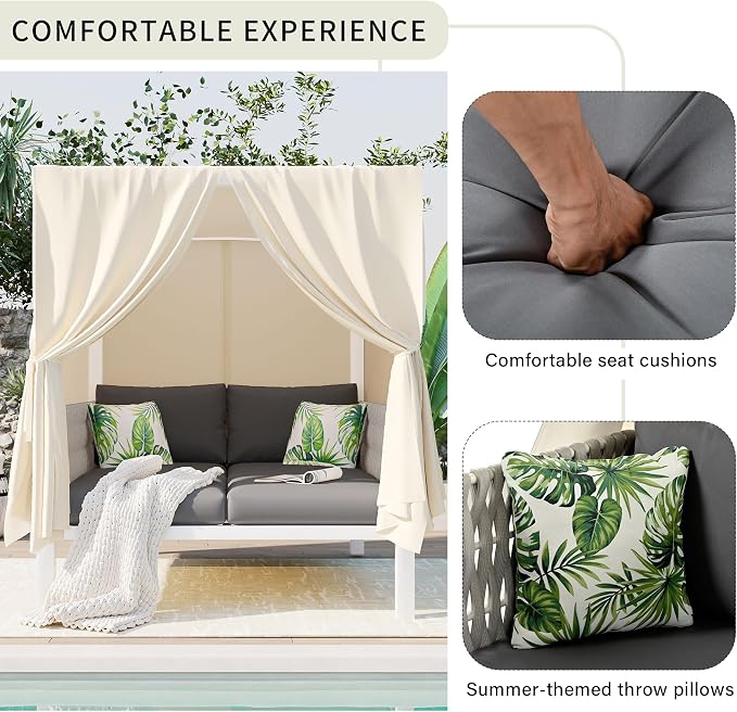 Outdoor Patio Sunbed Lounger - Image 4