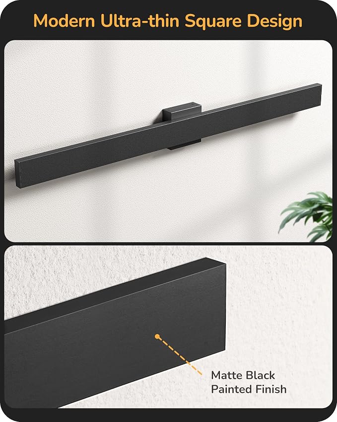 EDISHINE 2 Pack Modern Outdoor Wall Lights Dimmable, 39.3" Linear Led Exterior - Image 6