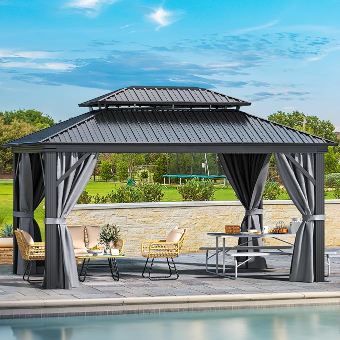 YITAHOME 12x16ft Hardtop Gazebo - Image 7
