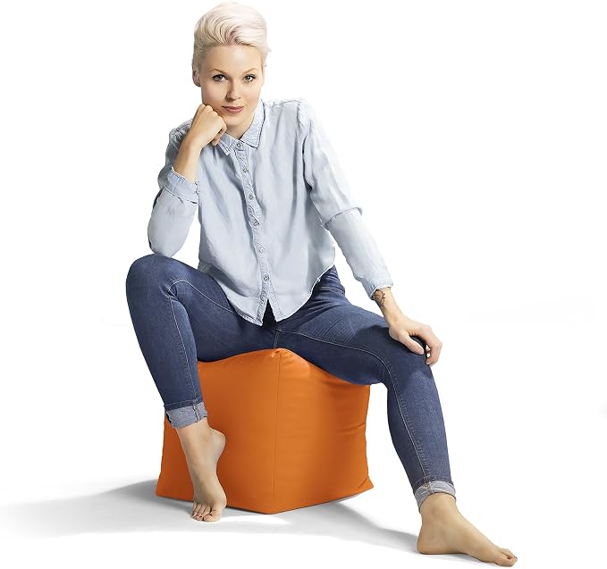 Gouchee Home Cube Brava Pouf Ottoman Foot Rest - Image 5