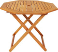Sunnydaze Folding Meranti Wood Outdoor Dining Table by SunnydazeDecor