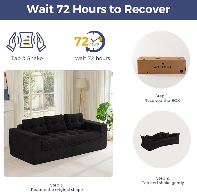 MAXYOYO 79" Loveseat Sofa Couch - Image 8