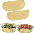 3PCS 30 Inch Planter Basket Liners Fabric Window Box Liners Felt Trough Planter by Emsiok