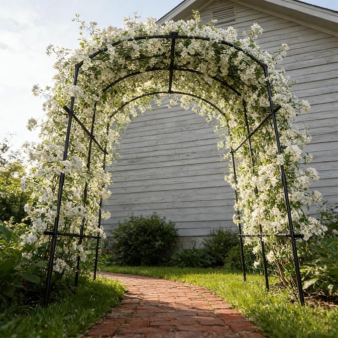 DoCred Tall Garden Arch Trellis - Image 3