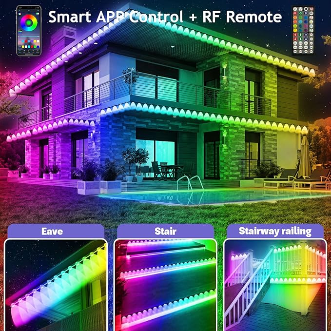 FBZ 150FT Permanent Outdoor RGB Lights - Image 2