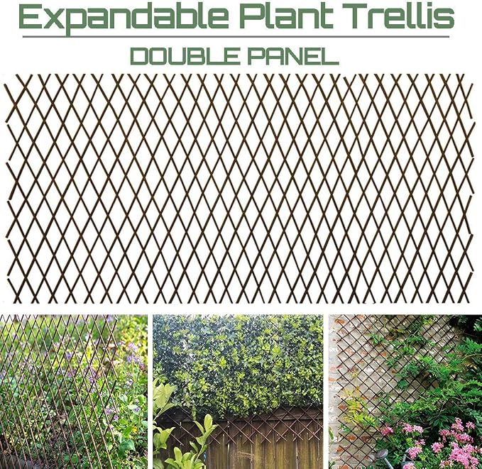 Nature Willow Trellis Expandable Plant Support Plant Climbing Lattices Trellis by Unknown