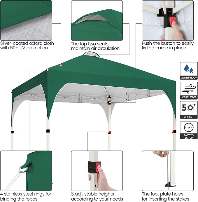 Yaheetech 10x10 Pop Up Canopy Tent - Image 4