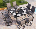 PHI VILLA 9 Pcs Patio Dining Set by PHIVILLAThepioneerofcomfortablehouseholdsupplies