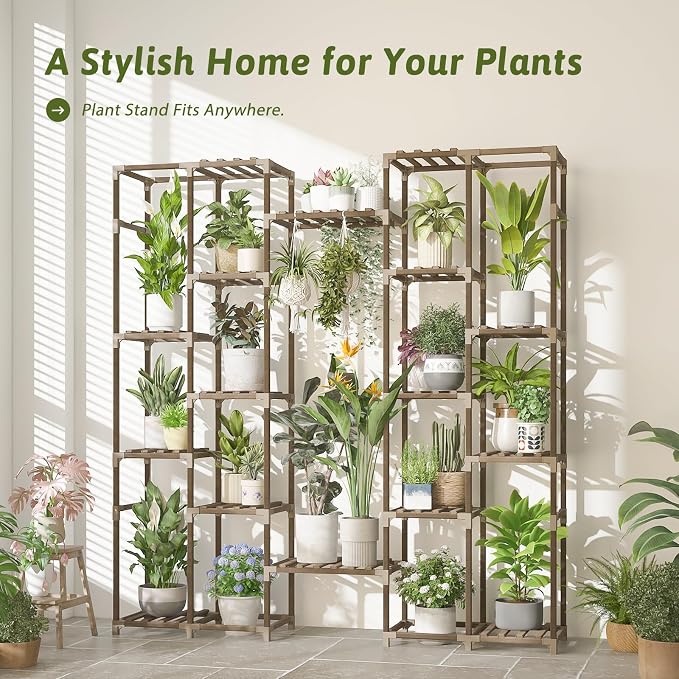 Plant Stand Indoor Tall Hanging Plant Shelf 16 Tiers Large Outdoor Plant Rack - Image 2
