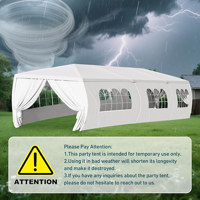 Outdoor 10' x 30' Canopy Tents - Image 3