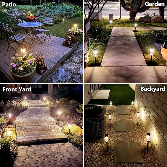 Solar Pathway Lights Outdoor Waterproof Solar Outdoor Lights - Image 3