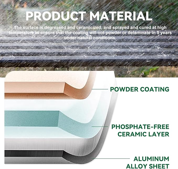 Metal Plant Stand, Rust-proof Aluminum Flower Pot Stand, Heavy Duty Planter - Image 4