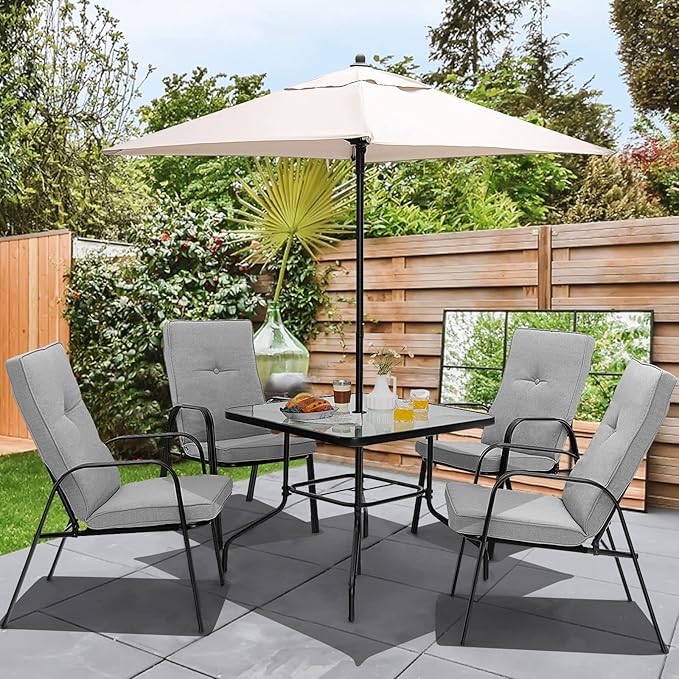 Tangkula 35" Patio Dining Table - Image 4