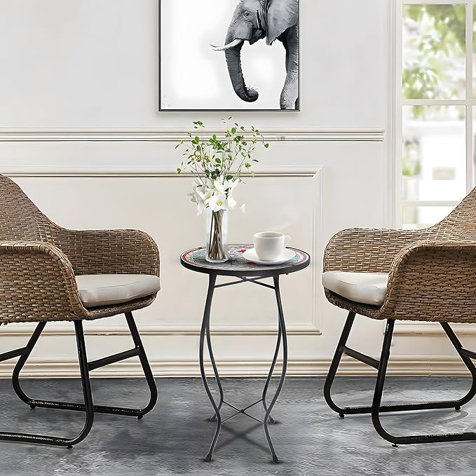 14 Inch Small Outdoor Side Table - Image 6