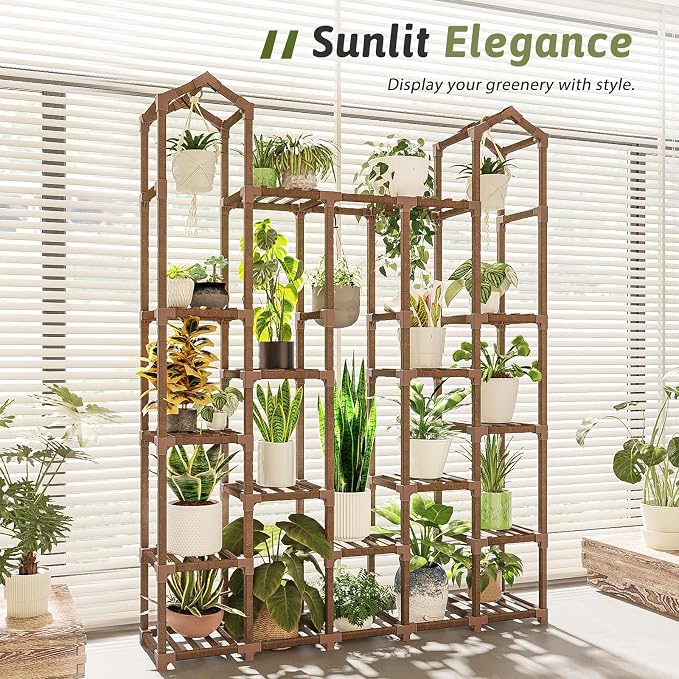 Large Plant Stand Indoor Plant Stands Outdoor Tall Plant Shelf - Image 5
