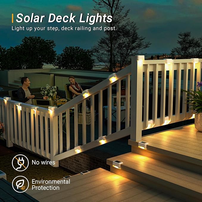 Solar Fence Lights Outdoor - Image 4