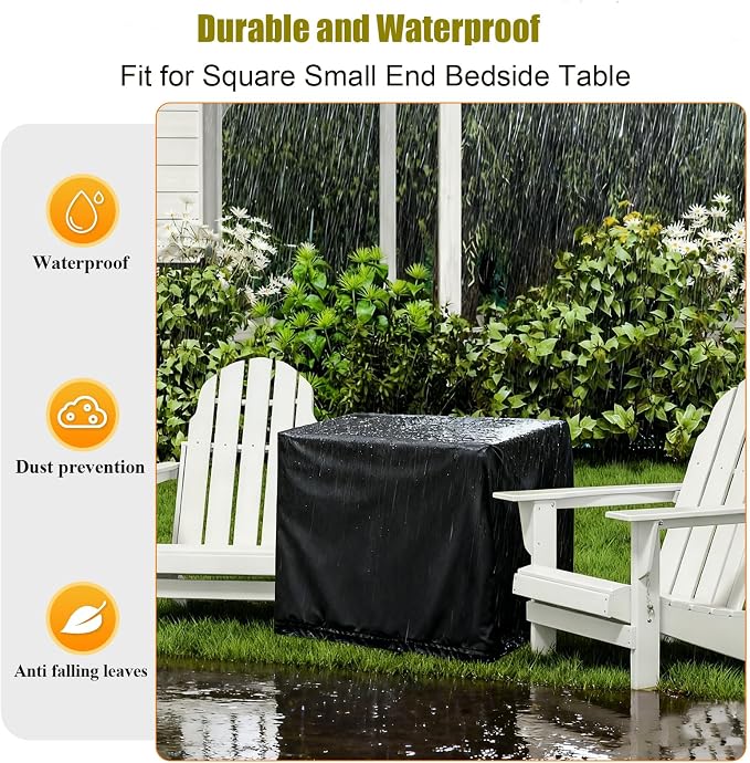 End Tables Cover, Waterproof Sun Dust Protection - Image 3