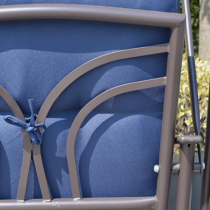Outsunny 2-Person Patio Swing Bench - Image 9