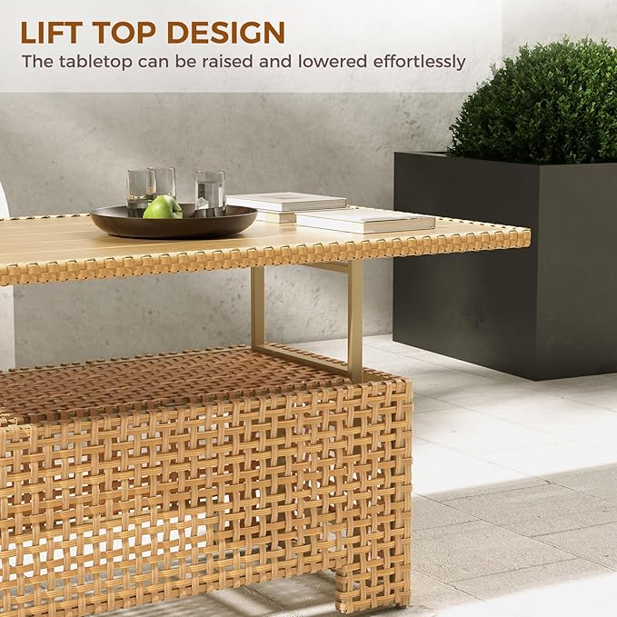 Grand patio 13-Piece Wicker Patio Furniture Set - Image 4