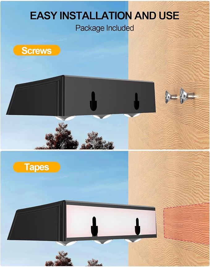 Solar Fence Lights 10 Pack, Outdoor Fence Light - Image 6