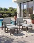AECOJOY Aluminum Patio Furniture Armchair by AECOJOY