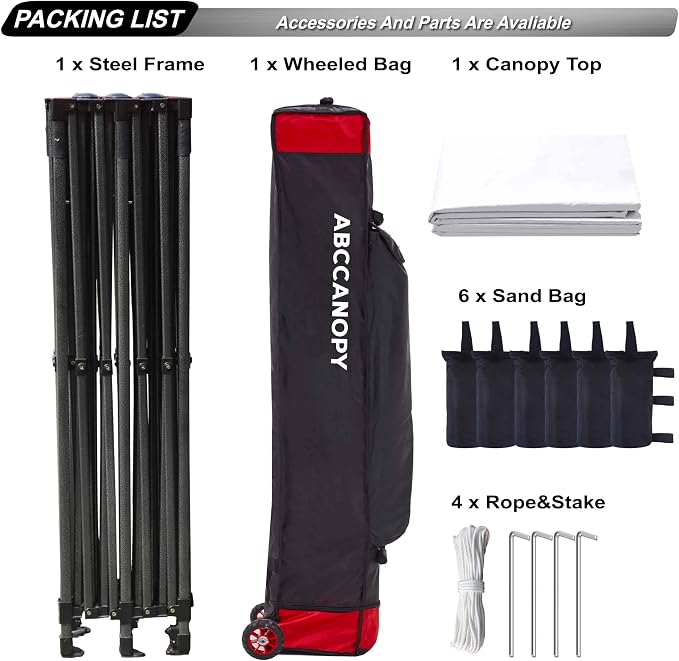 ABCCANOPY Patio Pop Up Canopy Tent 8x16 Commercial-Series - Image 6