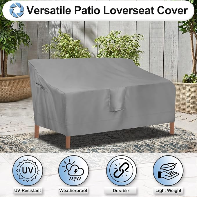 OutdoorLines Outdoor Waterproof Patio Loveseat Couch Cover - Image 4