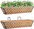 Riare 2 Pack 24 Inch Window Boxes Planters by Riare