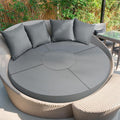 Patelai 66" Outdoor Daybed Cushion Cover Round Replacement by Patelai