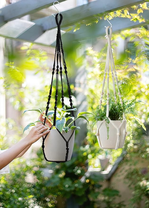 Macrame Plant Hanger Indoor Hanging - Image 4