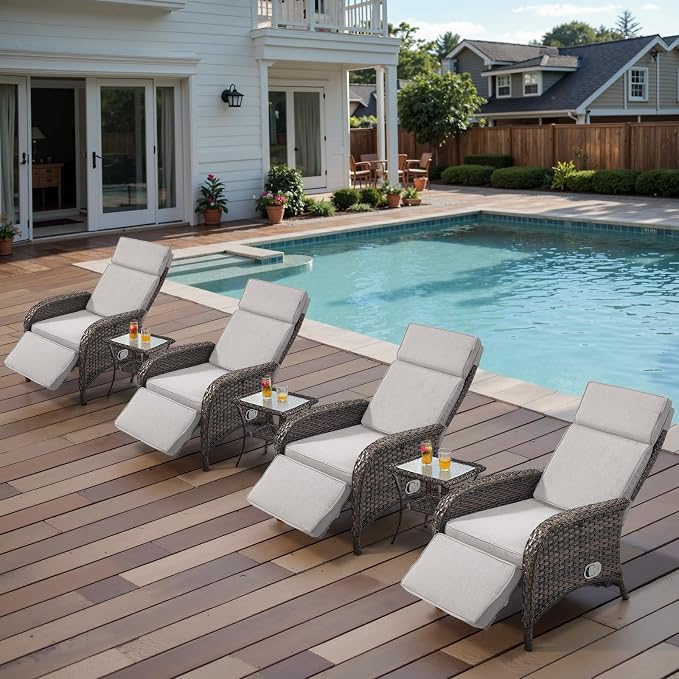 Belord 7 Piece Wicker Patio Furniture Set - Image 4