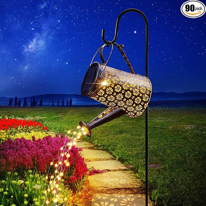 Outdoor Solar Watering Can by Sugarneon