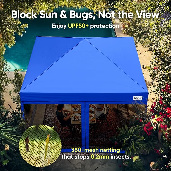Quictent 10'x10’ Pop up Screened Canopy Tent - Image 3
