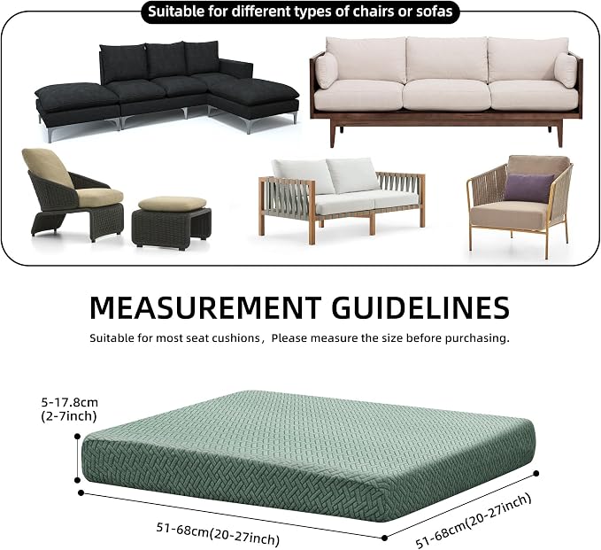 Outdoor Cushion Covers Set, Replacement - Image 2