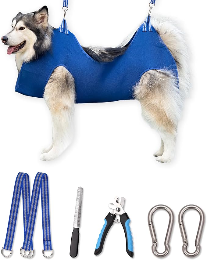 10 in 1 Dog Pet Grooming Hammock Harness by Kkiimatt