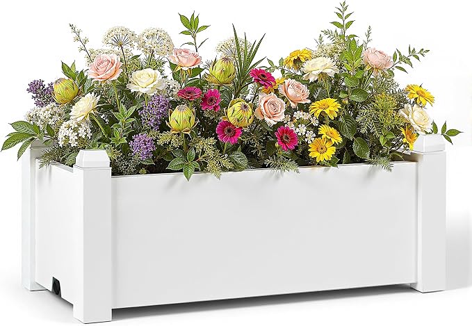14 Gallon Raised Garden Bed, Self-Watering Raised Planter Box by OutdoorLivingPerfected