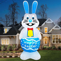 MICOCAH 5FT Tall Easter Inflatable Bunny Outdoor Decoration, Standing Cute Blow by MICOCAH