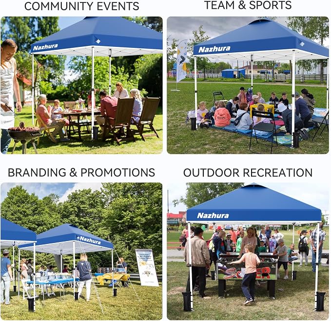 Nazhura 10' x 10' Pop Up Canopy Tent - Image 7