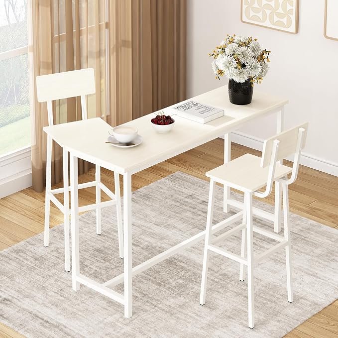GILLAS Set of 2 Bar Stools, Tall Bar Stool - Image 7